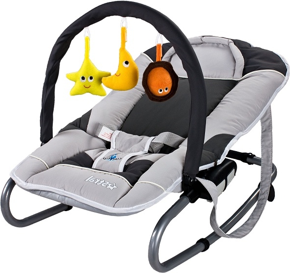 Шезлонг Caretero Astral Gray